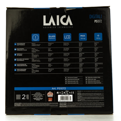 Laica Electronic White Scale With leaves [PS1072]