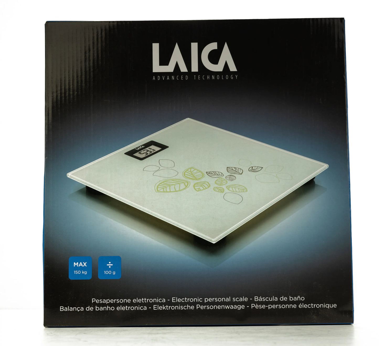 Laica Electronic White Scale With leaves [PS1072]