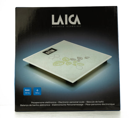 Laica Electronic White Scale With leaves [PS1072]