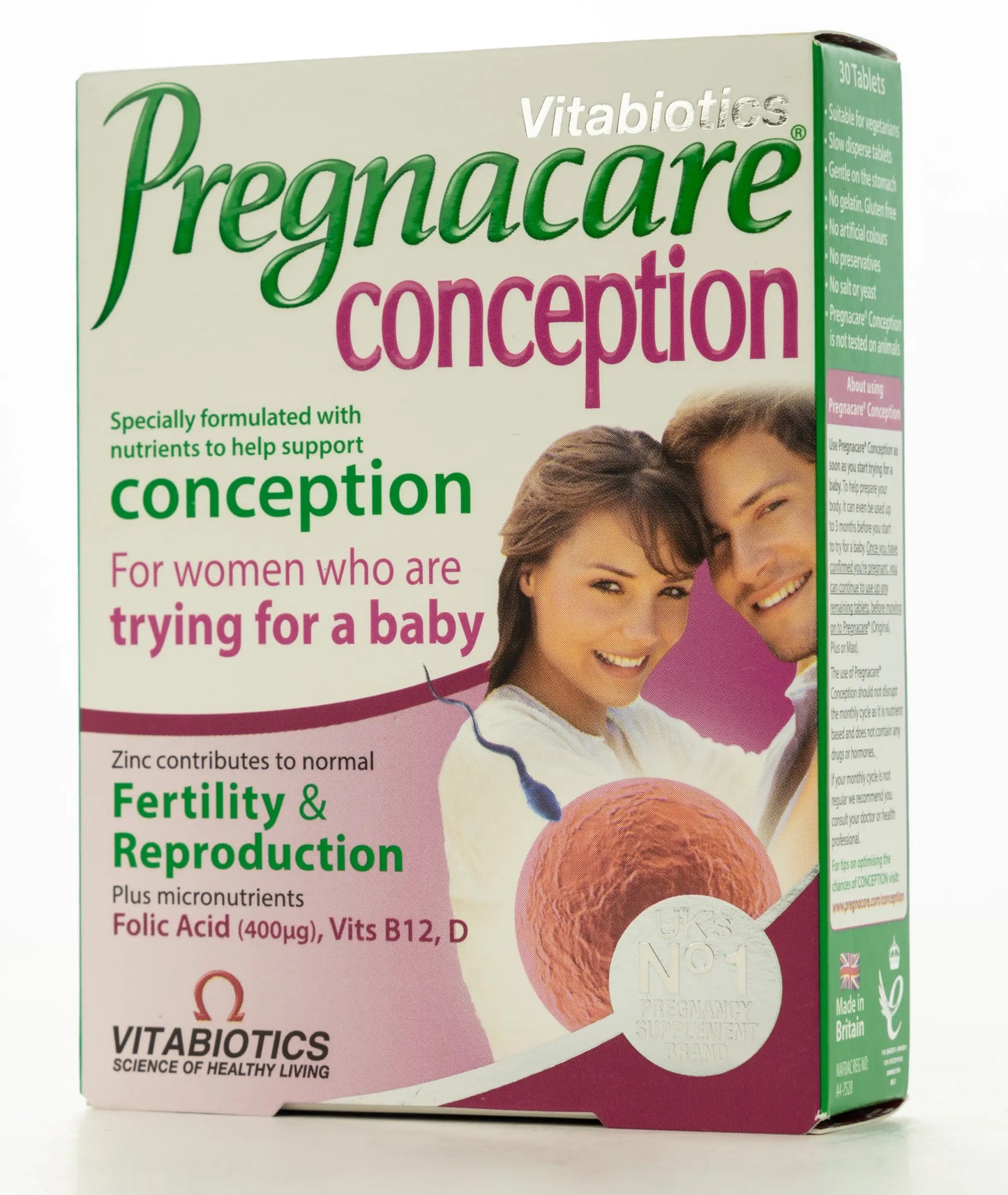 Vitabiotics Pregnacare Conception 30 Tablets