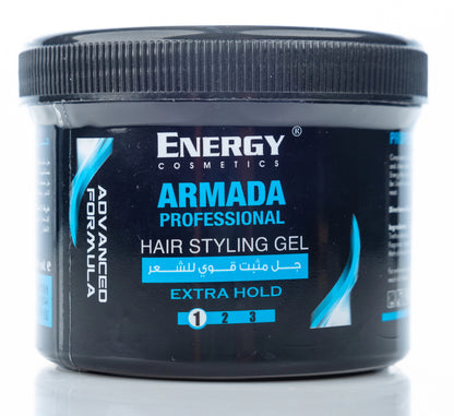 Energy Cosmetics Armada Professional Hair Styling Gel [1] Extra Hold 500 Ml
