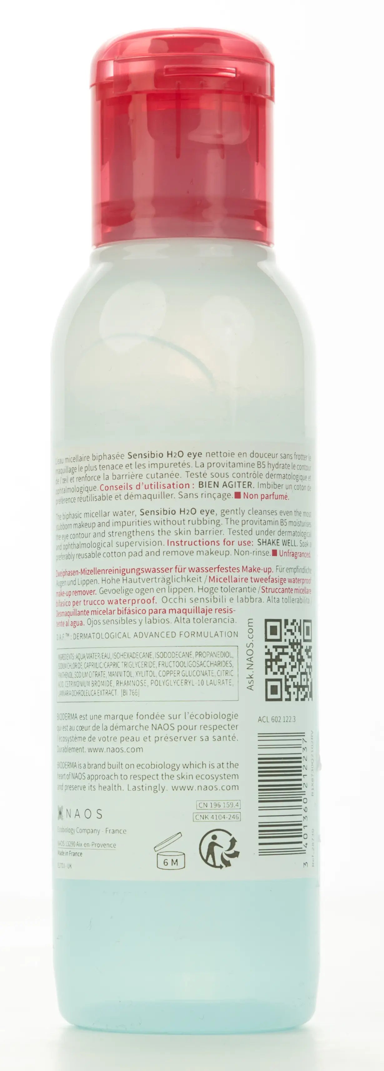 Bioderma Sensibio H2O Eye 125 Ml