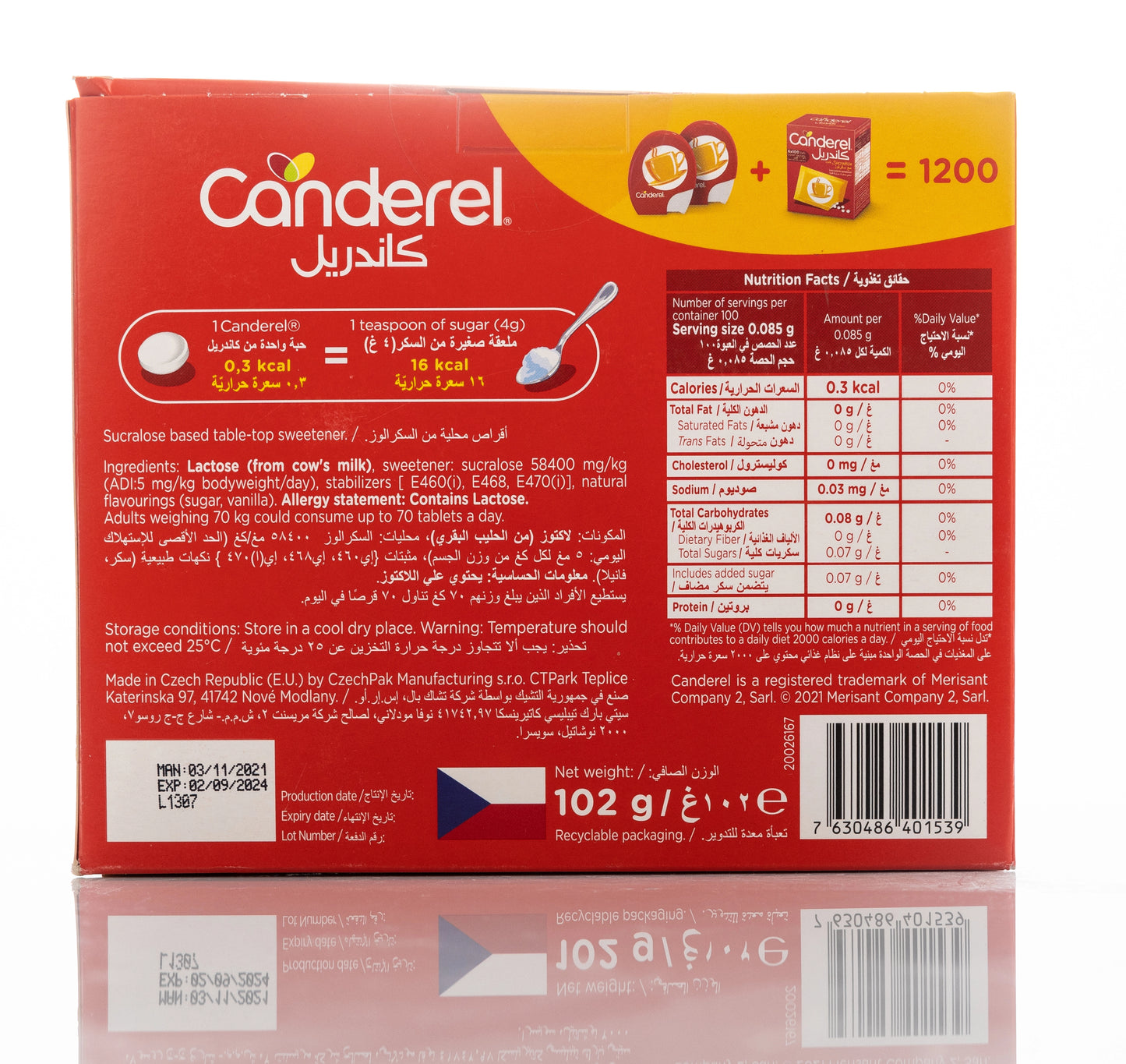 Canderel Sucralose 1200 Tablet