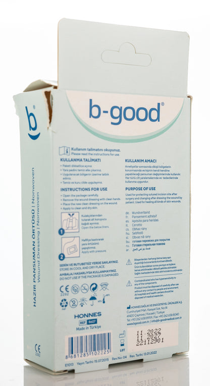 B-Good Nonwoven Wound Dressing 5X7.5Cm 10 Pieces