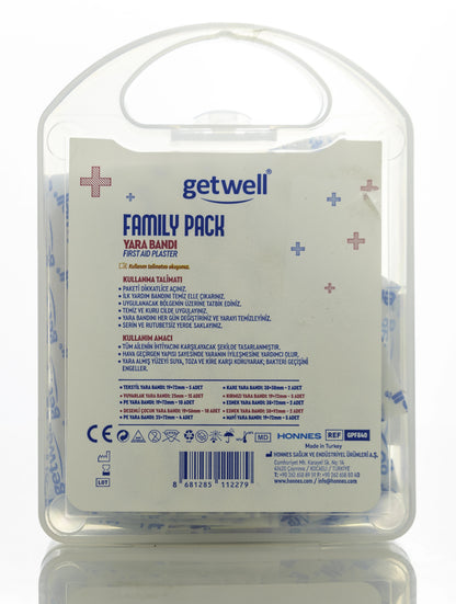 Getwell Family Pack First Aid Plaster 60 Pieces