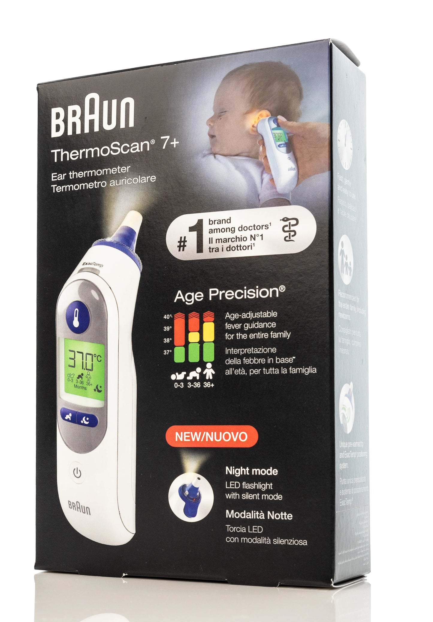 Braun Thermoscan 7+ Ear Thermometer [IRT 6525]