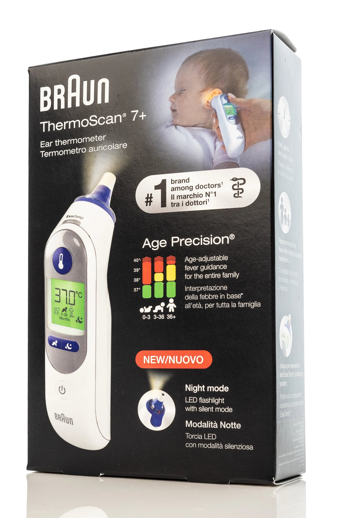 Braun Thermoscan 7+ Ear Thermometer [IRT 6525]
