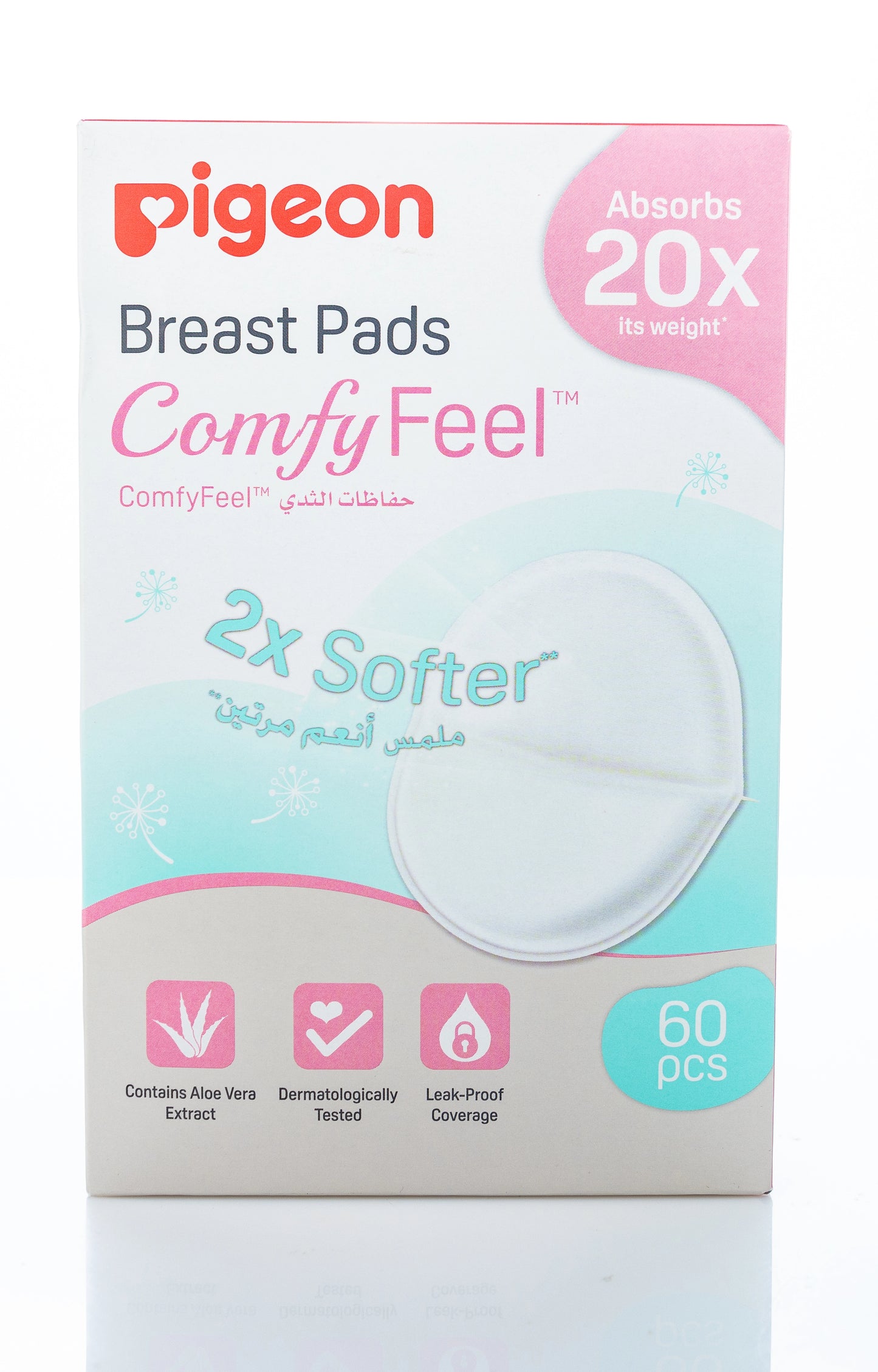 Pigeon Breast Pads Comfy Feel 60 Piece [5938]