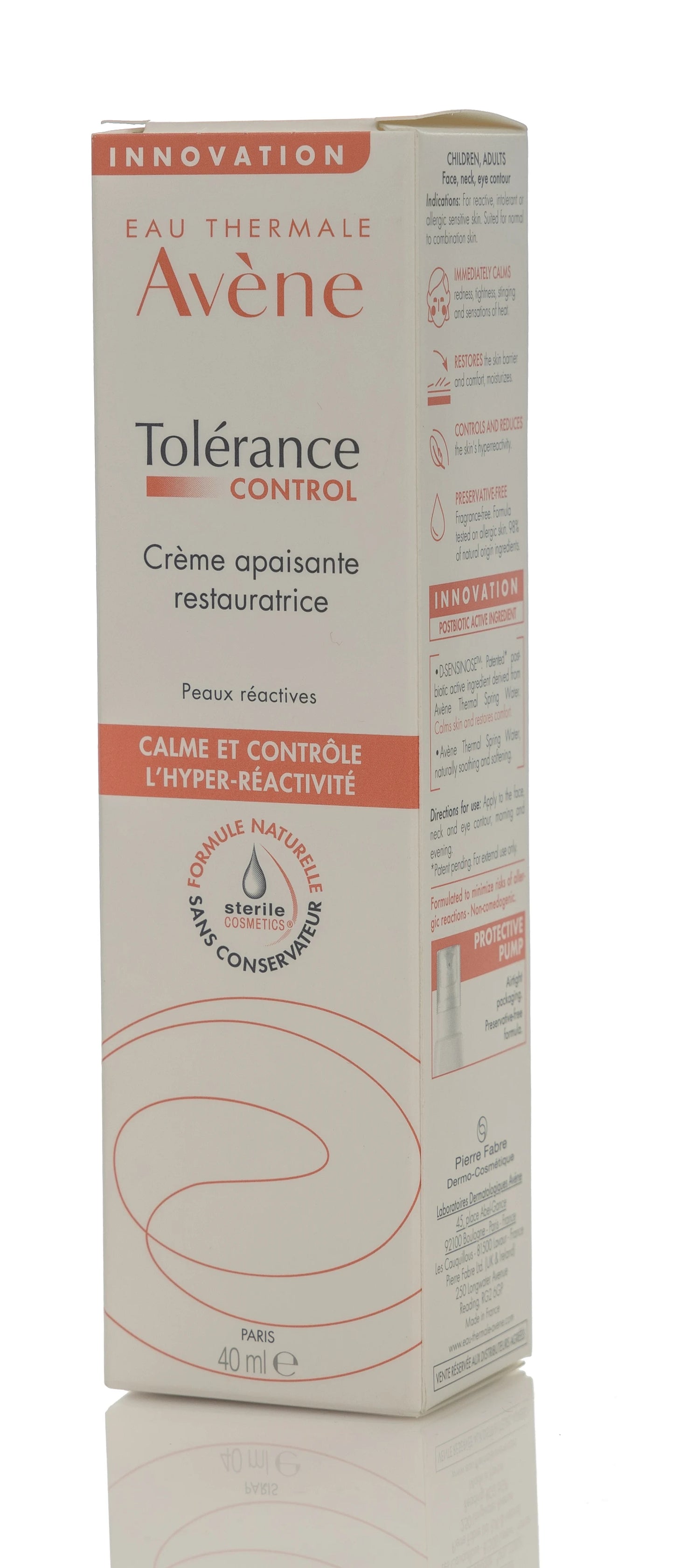 Avène Tolerance Control Restorative Soothing Cream 40 Ml