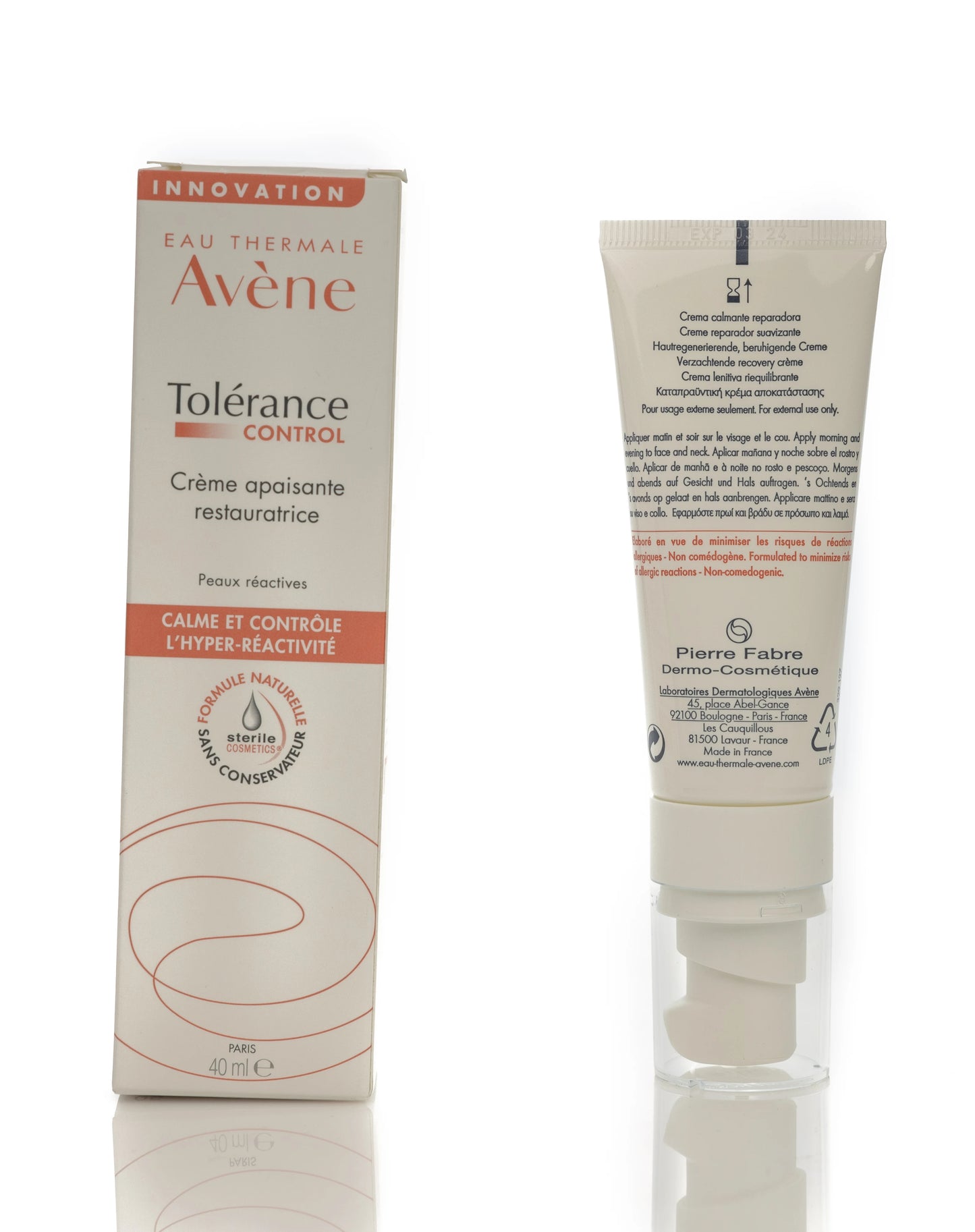 Avène Tolerance Control Restorative Soothing Cream 40 Ml