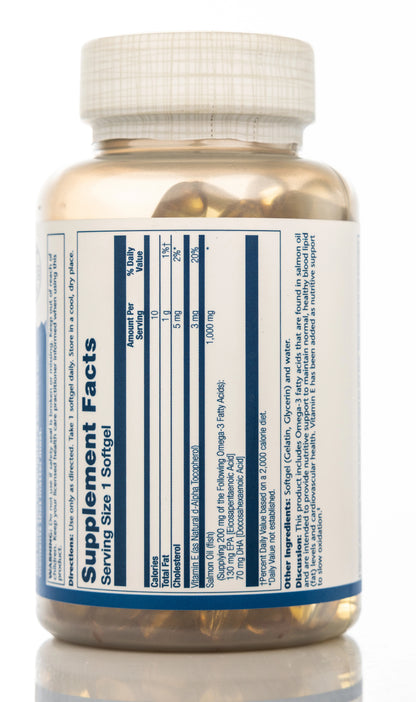 Solaray Salmon Fish Oil 1000mg 90 Capsules