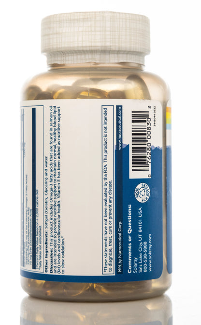 Solaray Salmon Fish Oil 1000mg 90 Capsules
