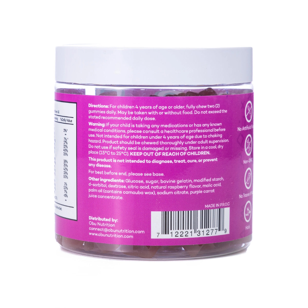 OBU Kids MultiVit and Probio Gummies 90 Gummies