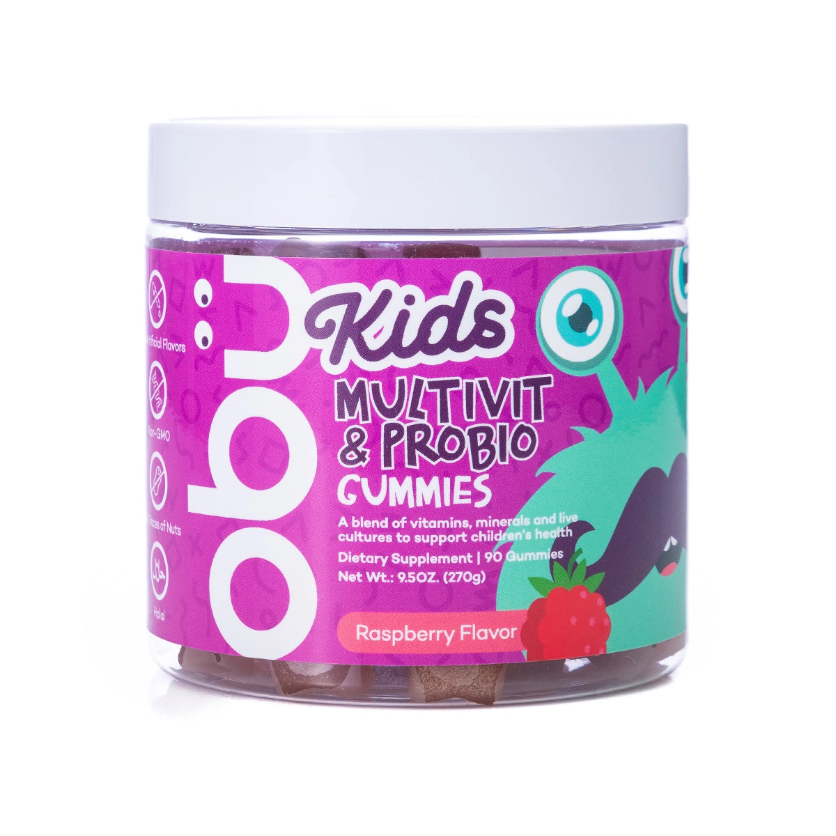 OBU Kids MultiVit and Probio Gummies 90 Gummies