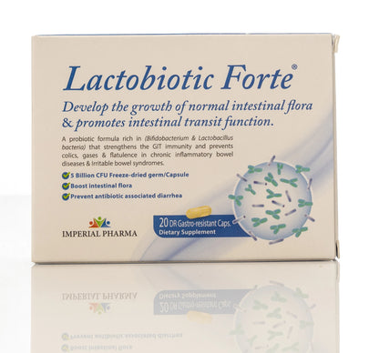 Lactobiotic Forte 20 Capsule