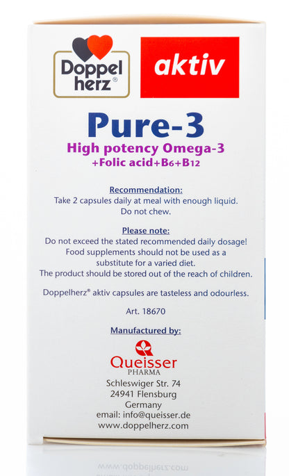 Doppelherz Aktiv Pure-3 Omega-3 60 Capsule
