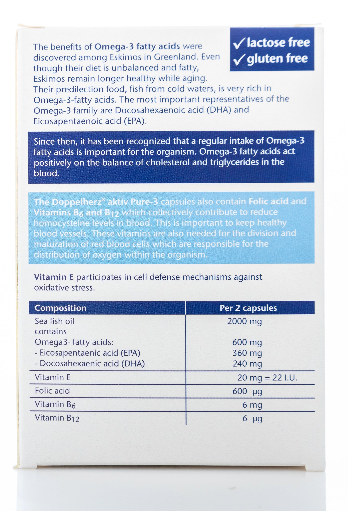 Doppelherz Aktiv Pure-3 Omega-3 60 Capsule