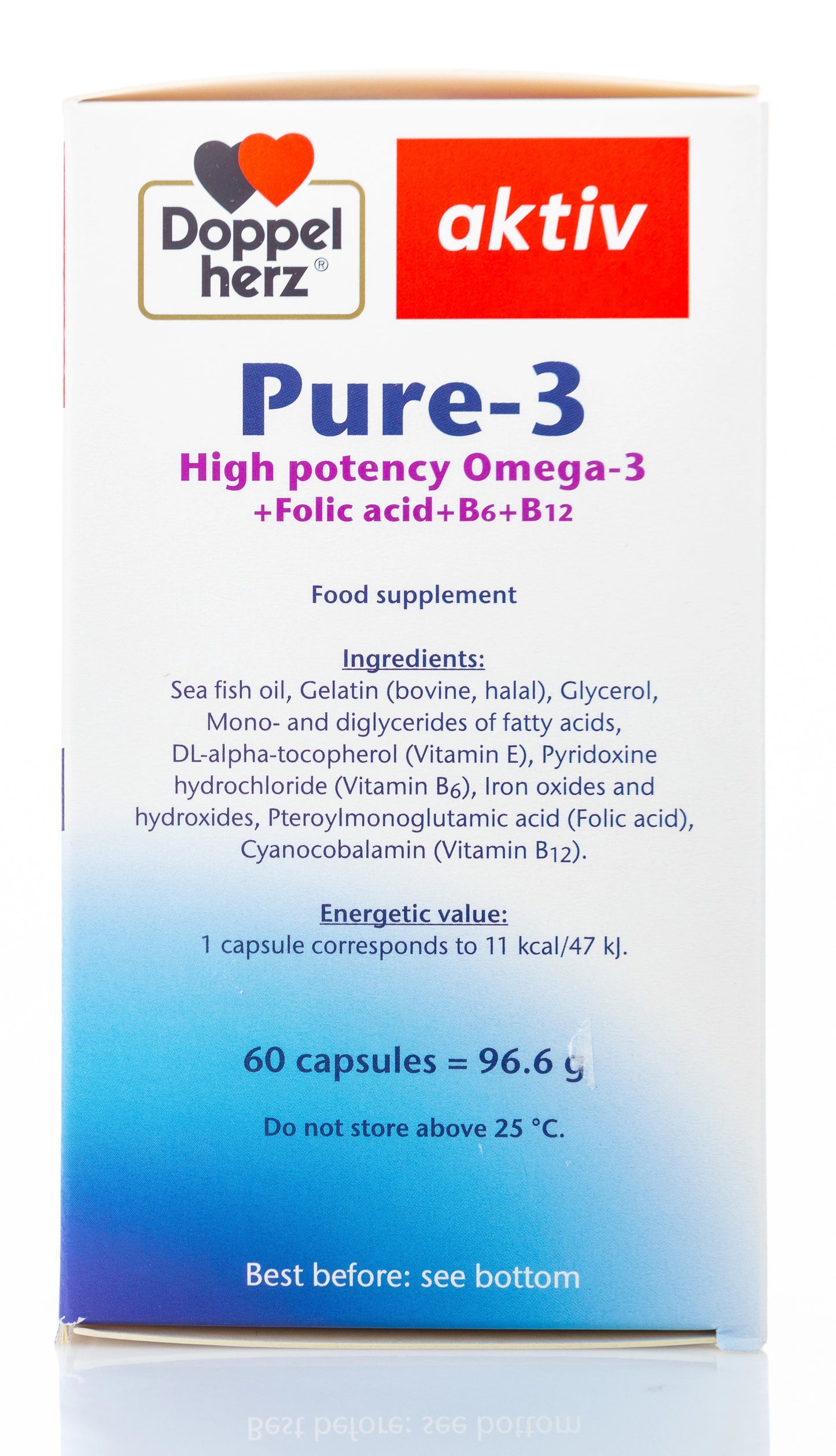 Doppelherz Aktiv Pure-3 Omega-3 60 Capsule