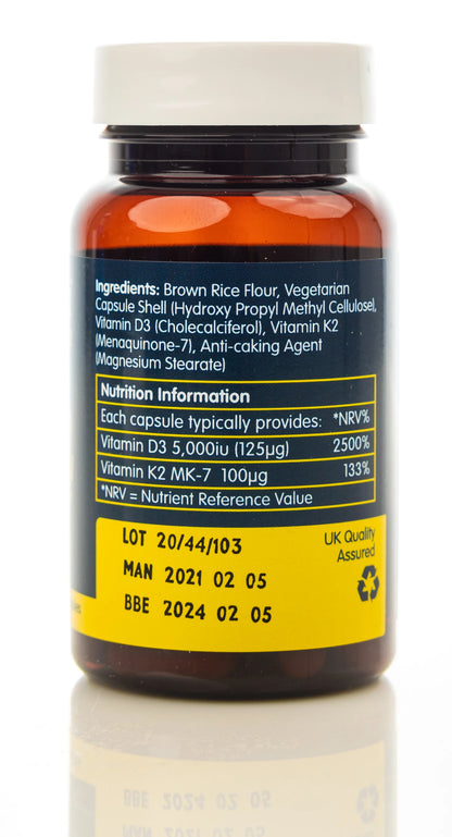 Paradox Vitamin D3 Plus K2 30 Capsules