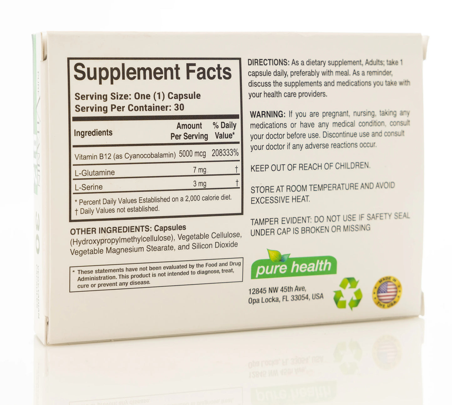 Pure Health Pure Vitamin-B12 30 Capsules