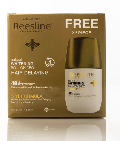Beesline 48 Hours Whitening Roll On Deo Hair Delay 50 Ml 1+1 Offer Pack