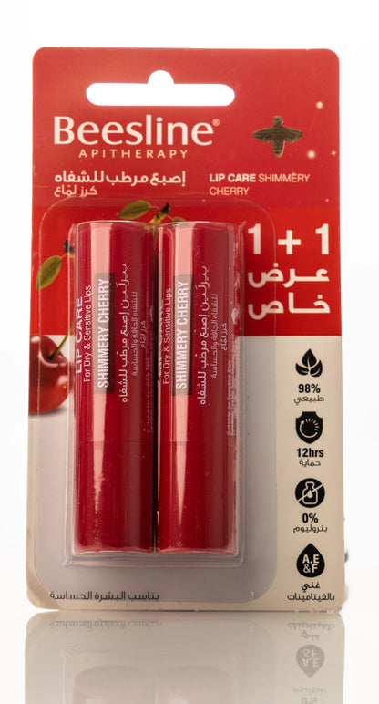 Beesline Lip Care Cherry 4 Gm 1+1 Offer Pack