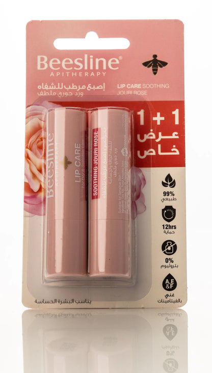Beesline Lip Care Soothing Jouri Rose 4 Gm 1+1 Offer Pack