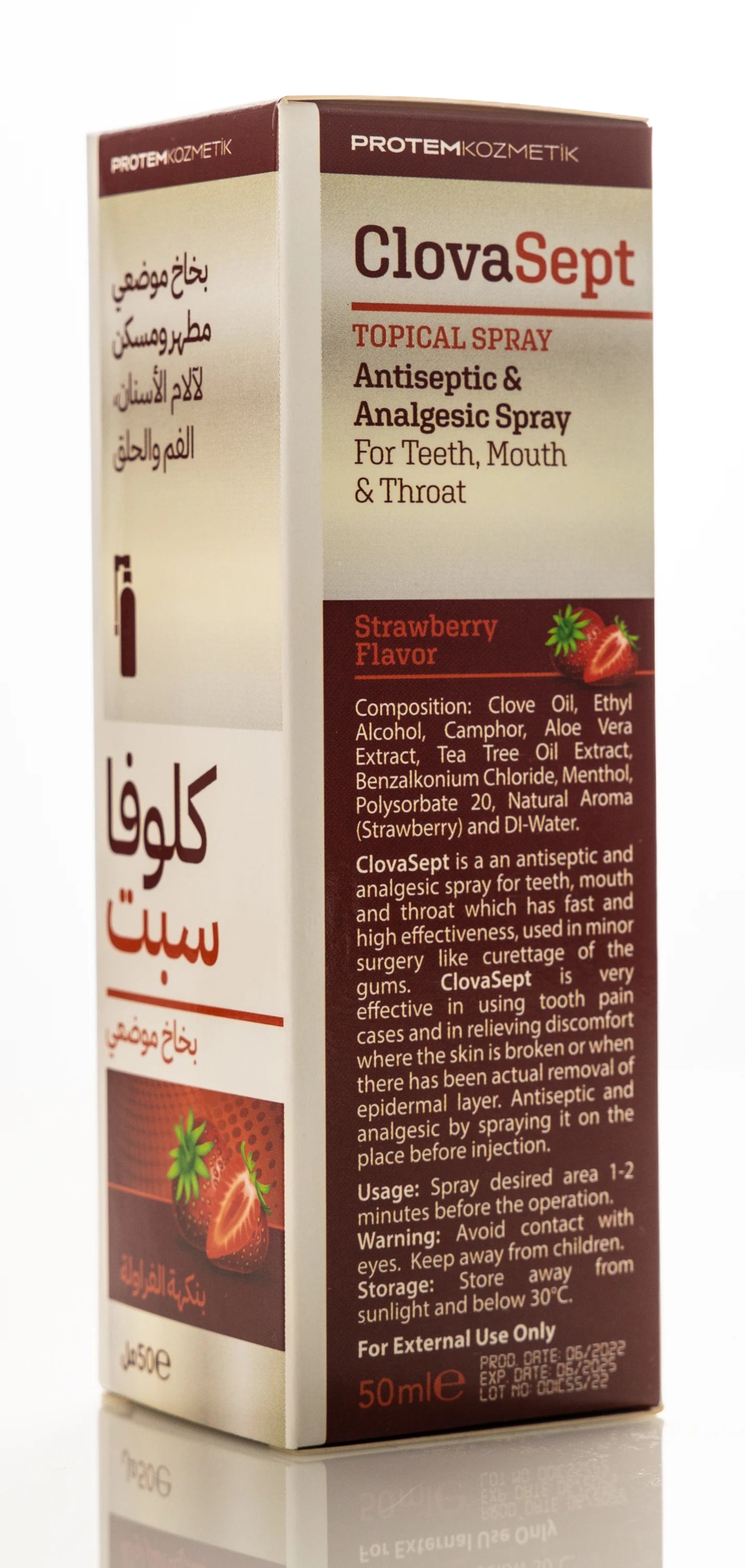 Clova Sept Tropical Spray Strawberry Flavor 50 Ml