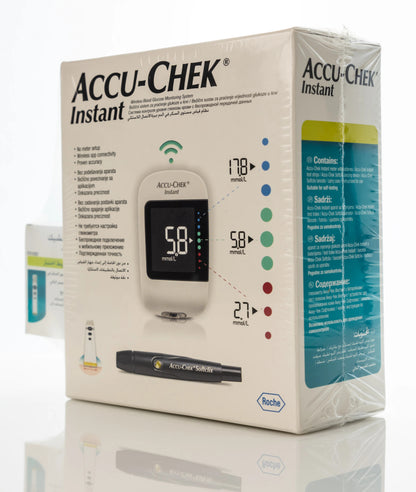 Accu Check Instant 50 Strip + Machine Mmol