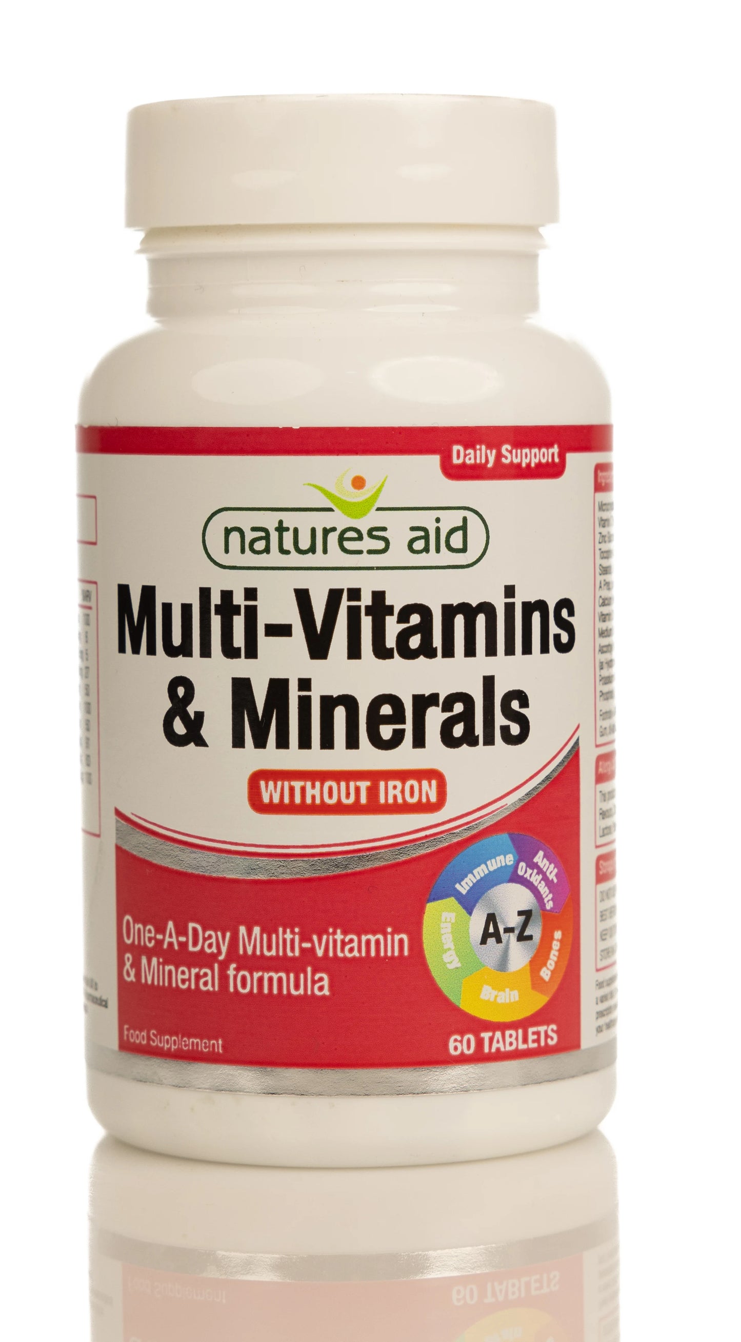 Natures Aid Multi-Vitamins & Minerals Complete 60 Tablet
