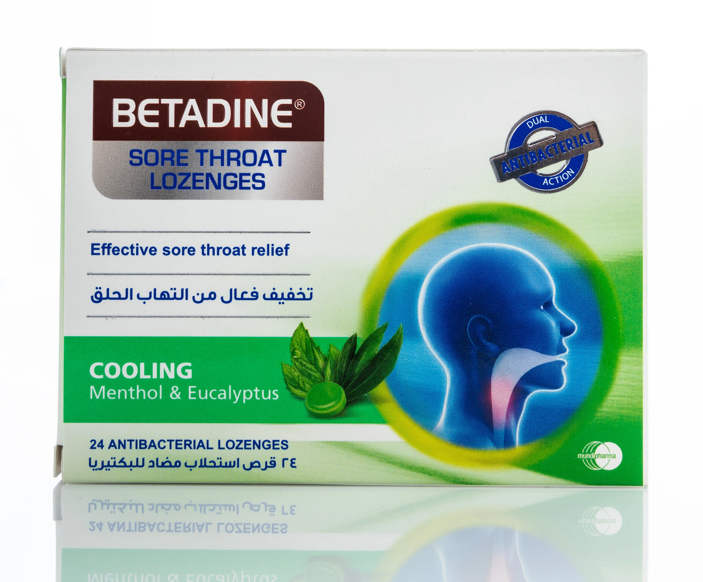 Betadine Throat Menthol & Eucalyptus 24 Lozenges