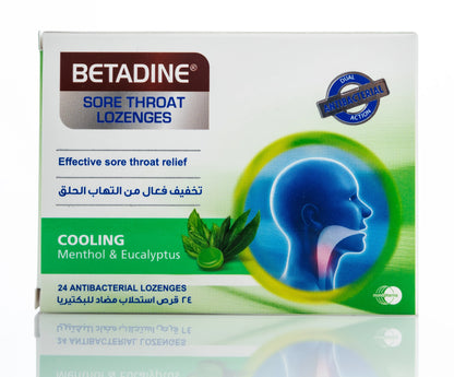 Betadine Throat Menthol & Eucalyptus 24 Lozenges