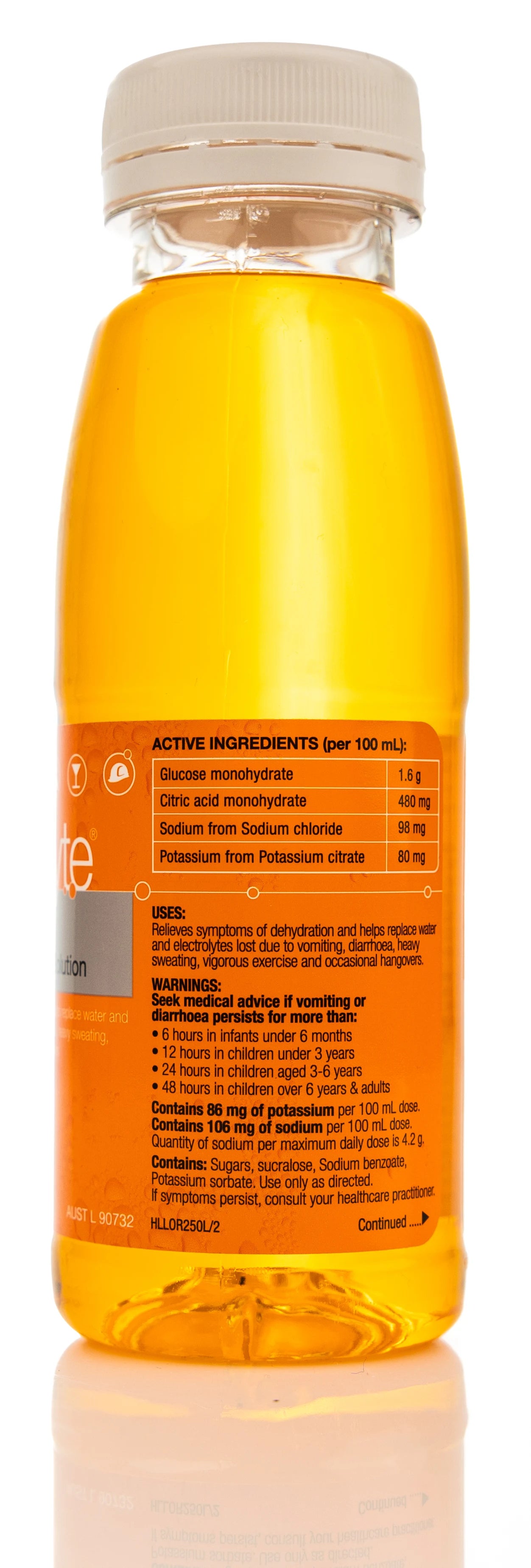 Hydralyte Orange 250ml