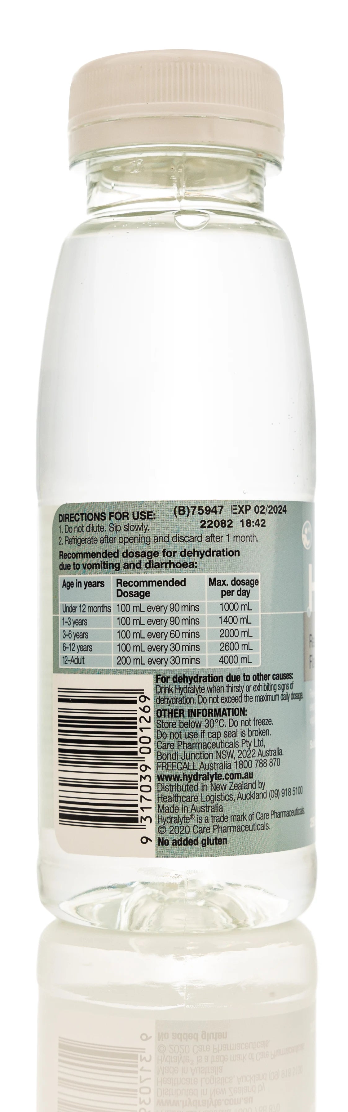 Hydralyte Lemonade 250ml
