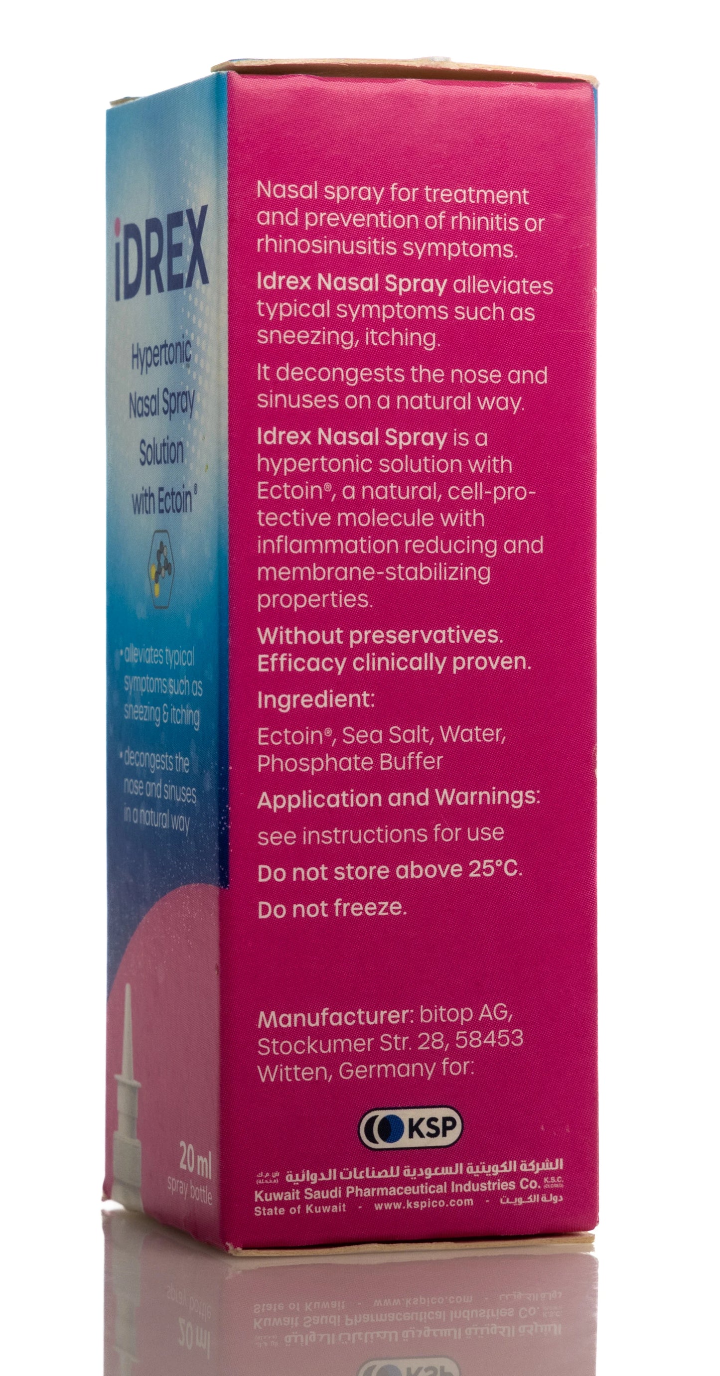 Idrex Hypertonic Nasal Spray 20Ml