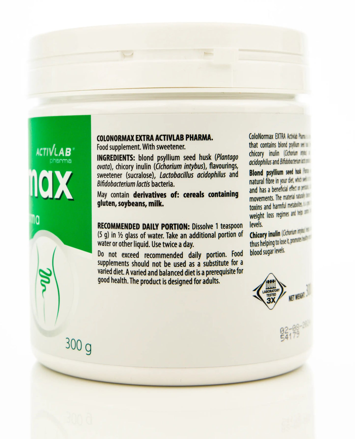 Colonormax Extra Powder[Apple Flavor] 300 Gm