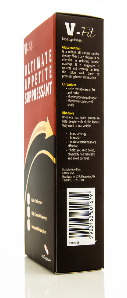 V-Fit Ultimate Appetite Suppressant 60 Capsules