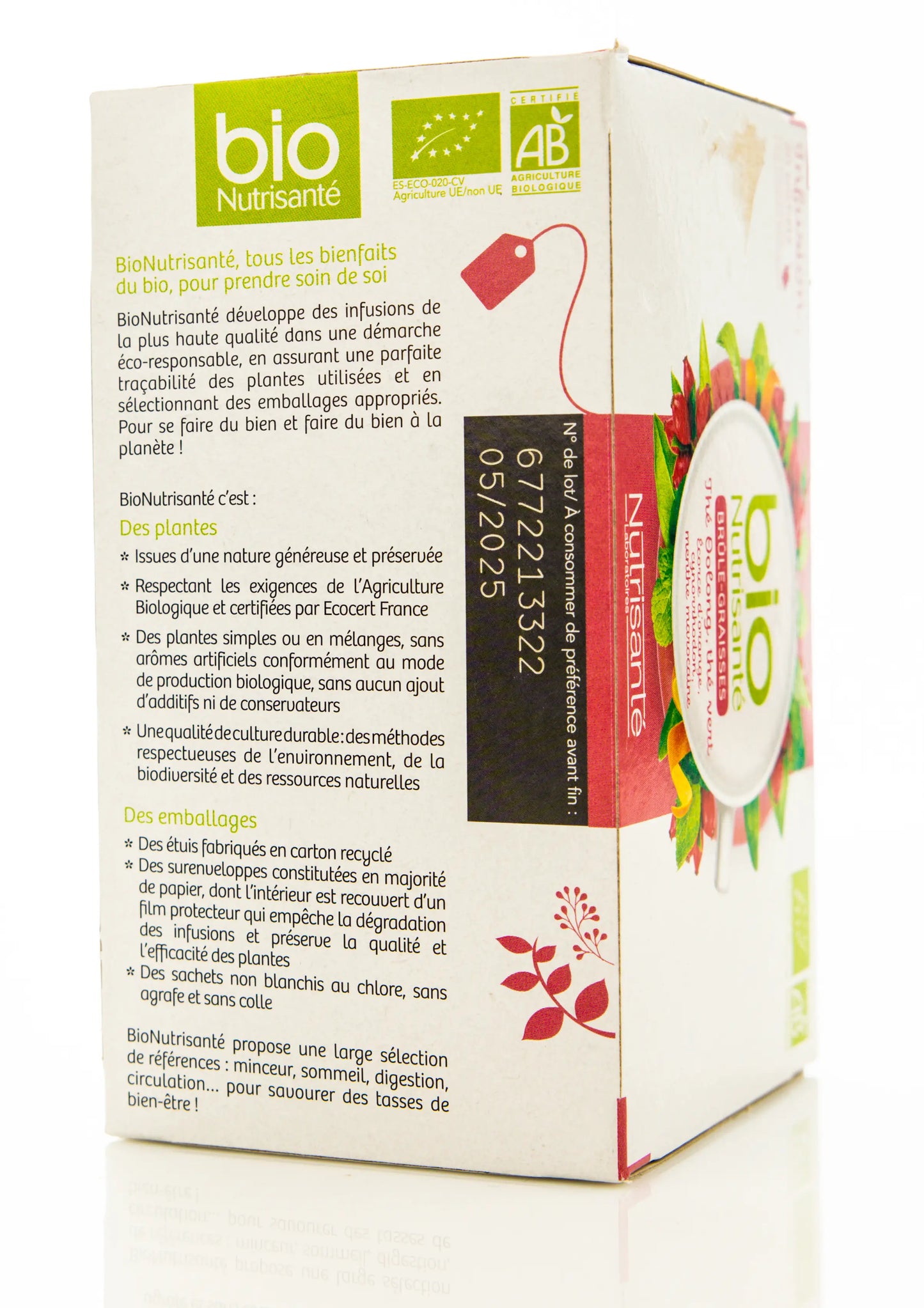 Bio Nutrisante Brule-Graisses Tea 20 Sachets