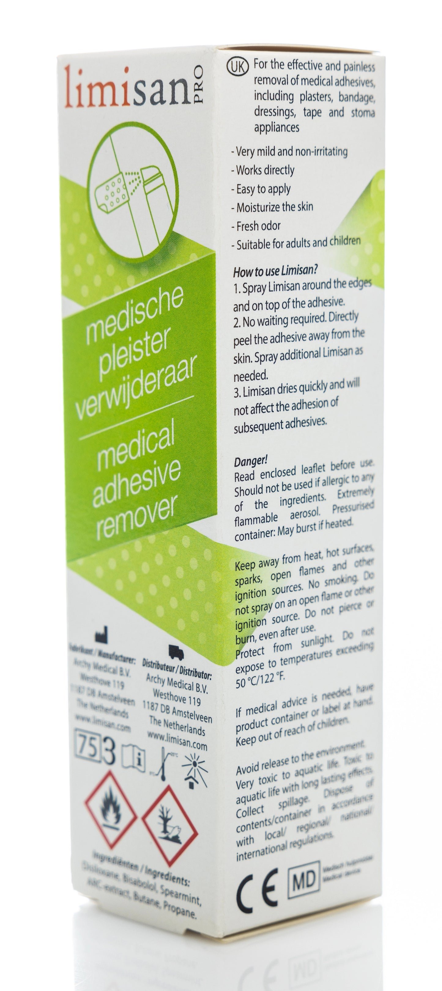 Limisan Pro Medical Adhesive Remover Spray 50 Ml
