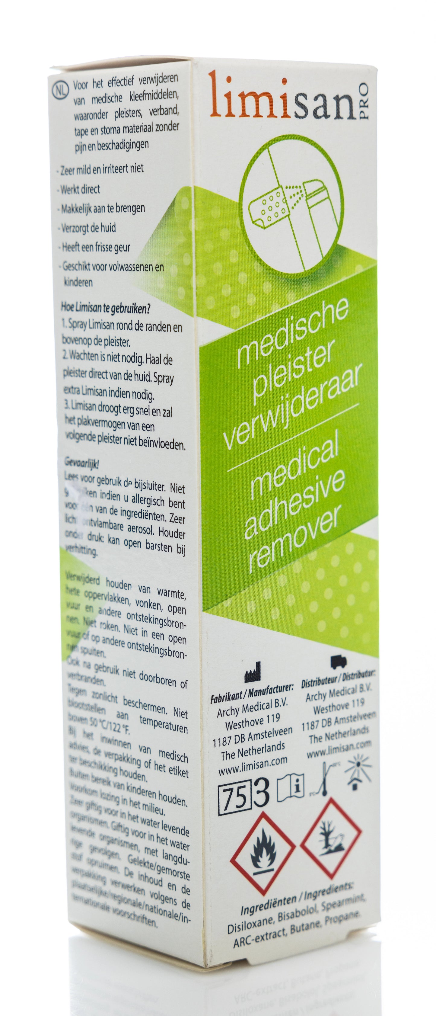 Limisan Pro Medical Adhesive Remover Spray 50 Ml