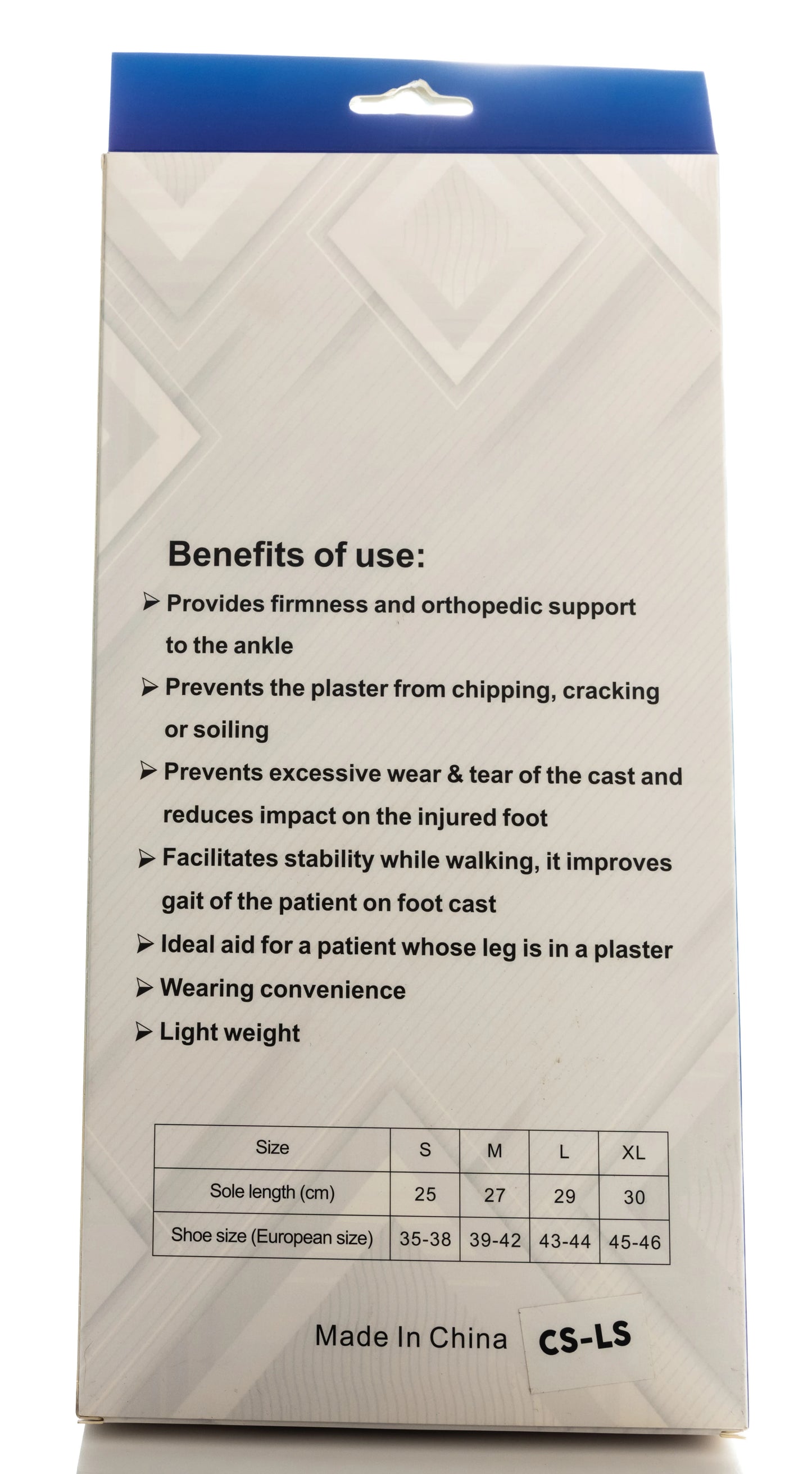 Zero Pain Cast Shoe [Large]