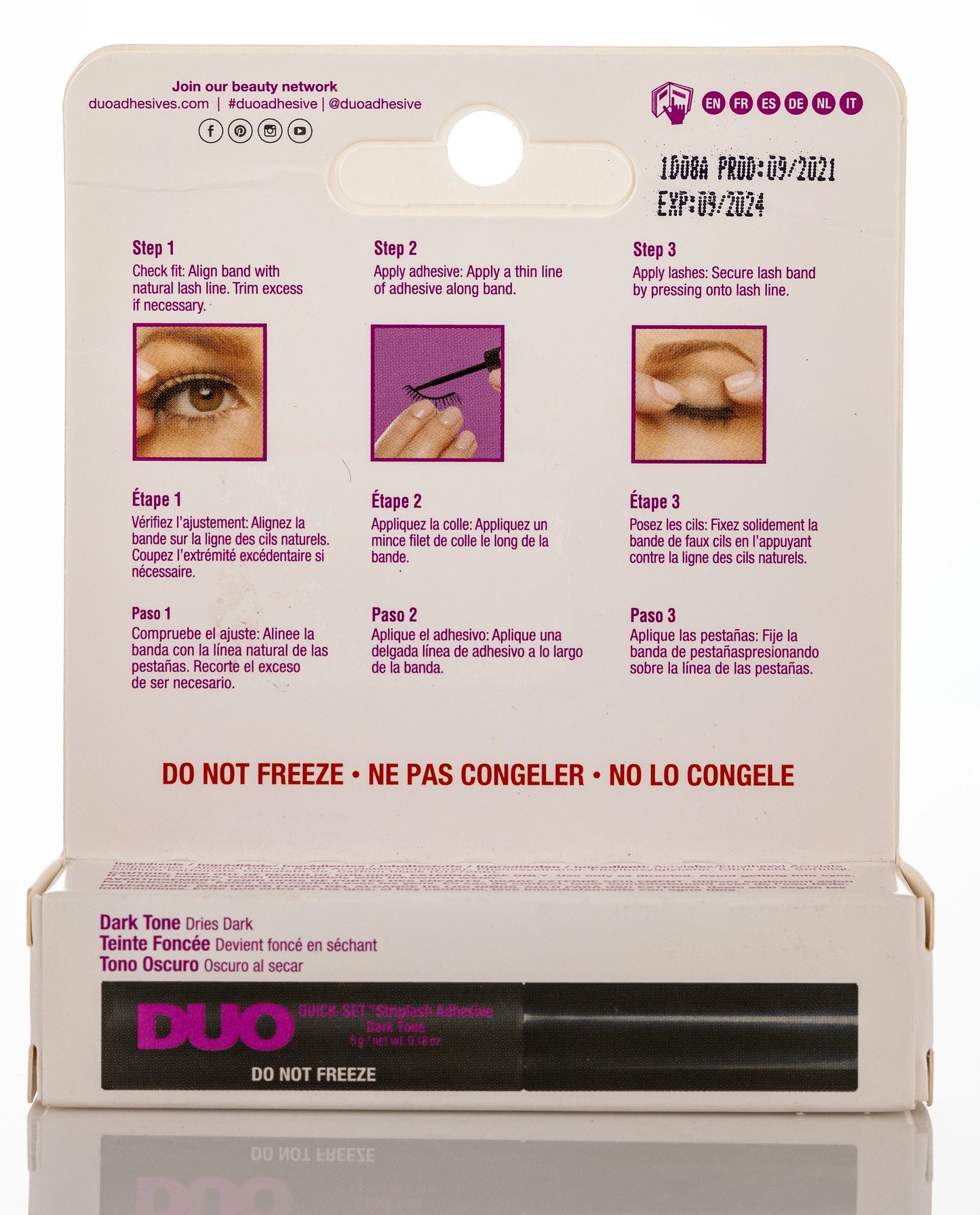 Duo Quick-Set Striplash Adhesive [Dark Tone] 5 Gm