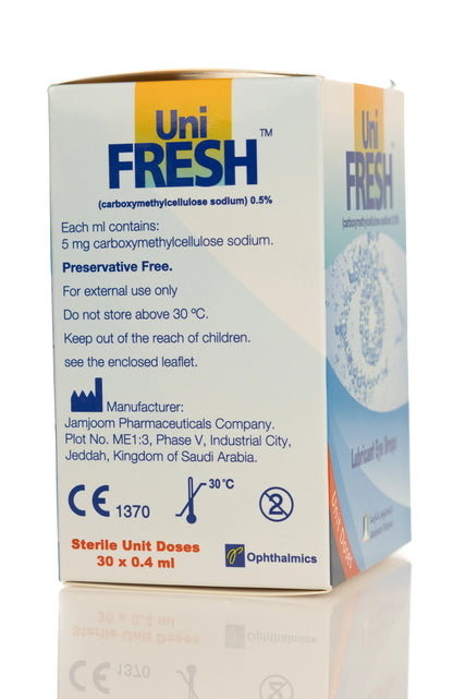 Unifresh Lubricant Eye Drops Ud 0.4Ml 30 pieces