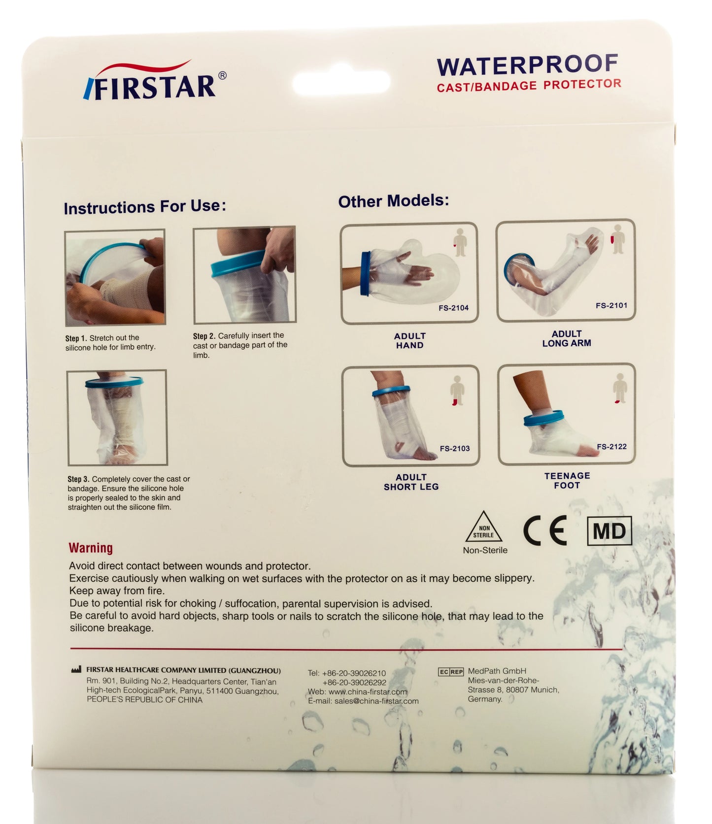 Firstar Cast Protector Adult Long Leg Fs-2105