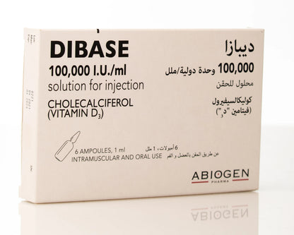 Dibase Vitamin D3 100000Iu Injection 1Ml 6 Ampoules