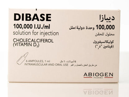 Dibase Vitamin D3 100000Iu Injection 1Ml 6 Ampoules