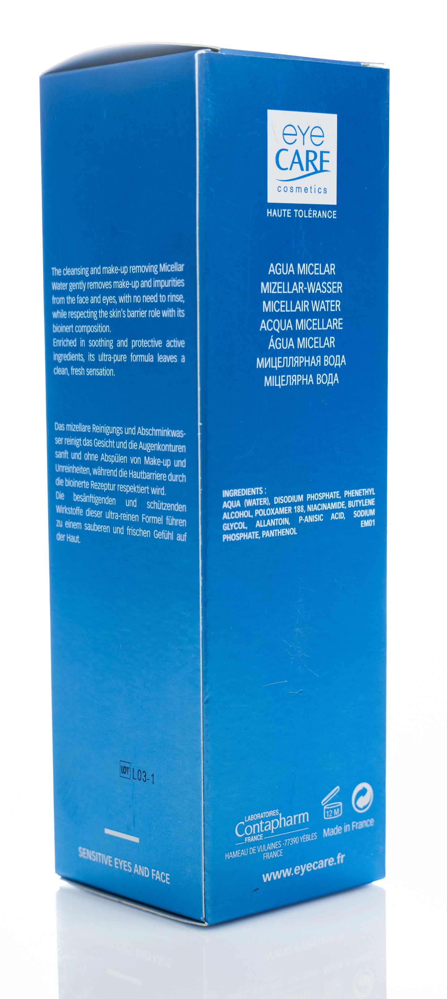 Eye Care Cosmetics Micellar Water High Tolerance 200 Ml
