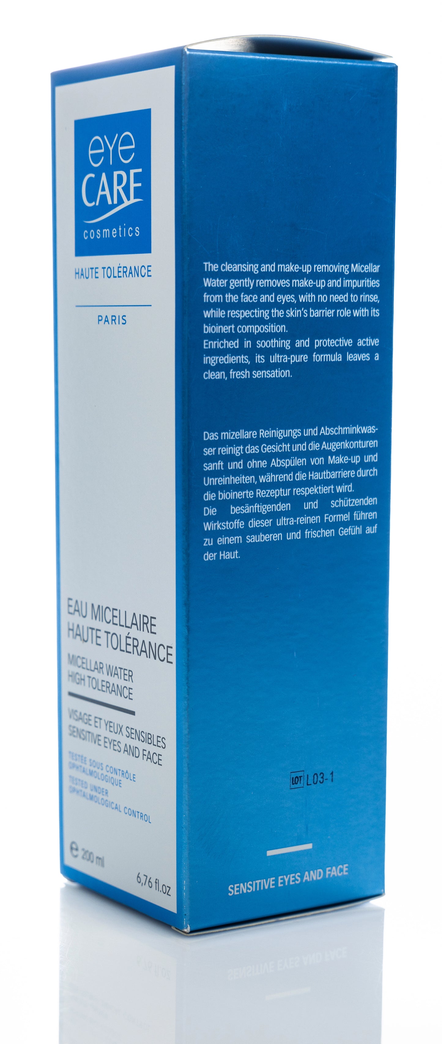 Eye Care Cosmetics Micellar Water High Tolerance 200 Ml