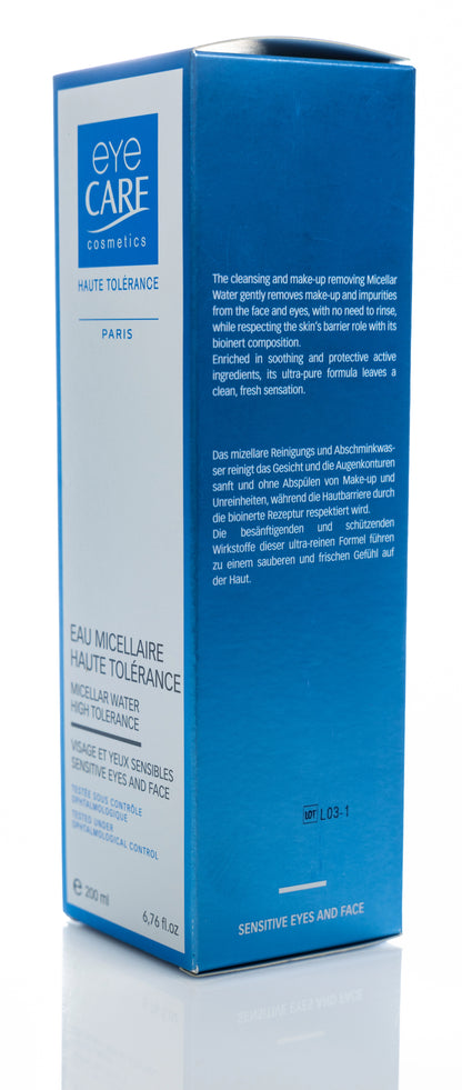Eye Care Cosmetics Micellar Water High Tolerance 200 Ml