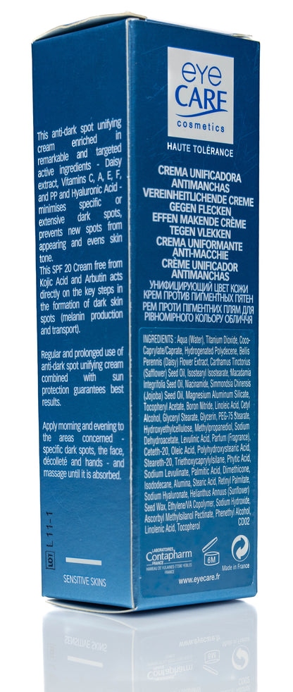 Eye Care Cosmetics Anti-Dark Spot SPF 20 Unifying Cream 30 Ml